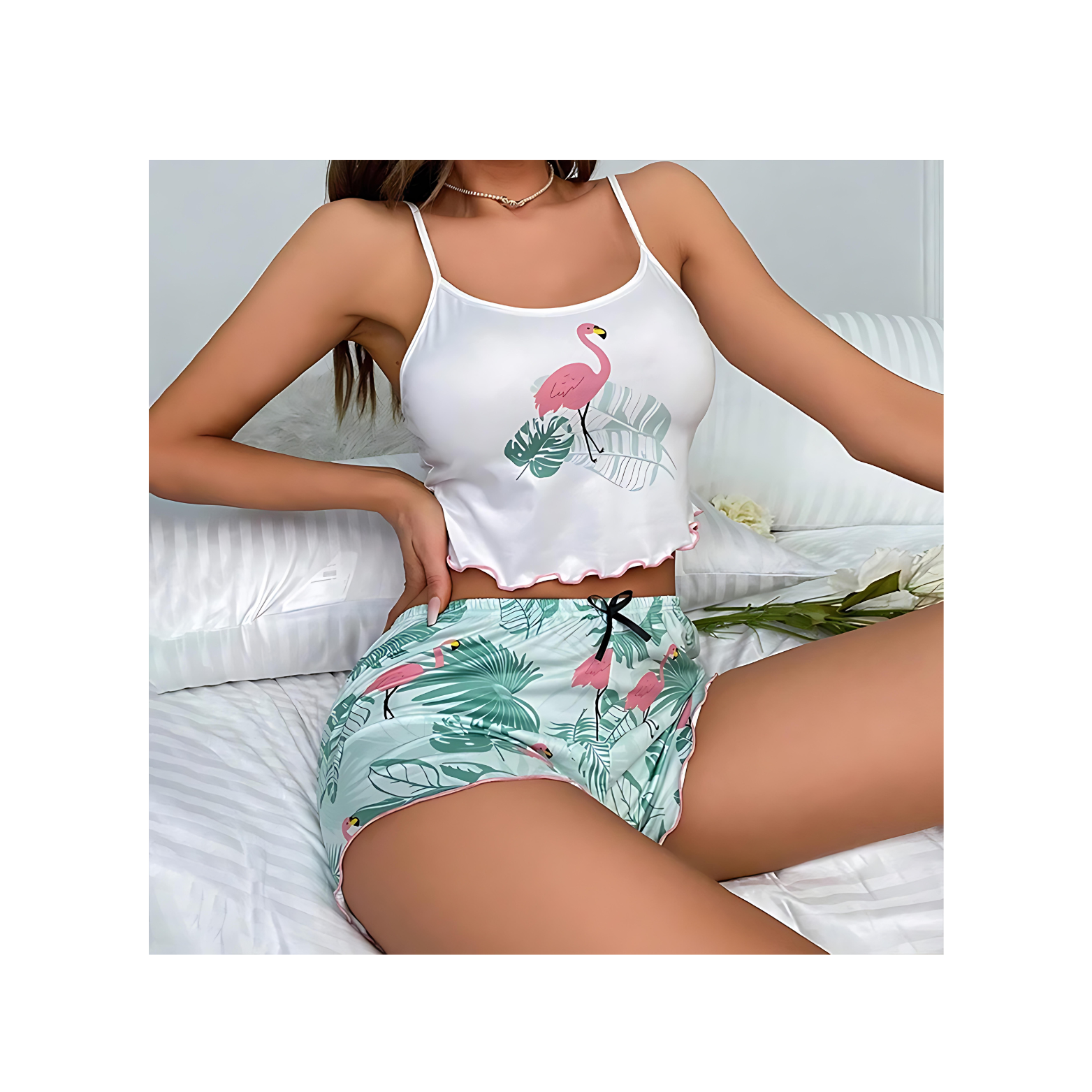 Cosy Flamingo 2-Piece Set